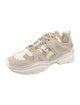 Isabel Marant Mesh Leather Trim Embellishment Sneakers
