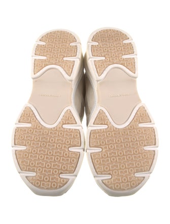Isabel Marant Mesh Leather Trim Embellishment Sneakers