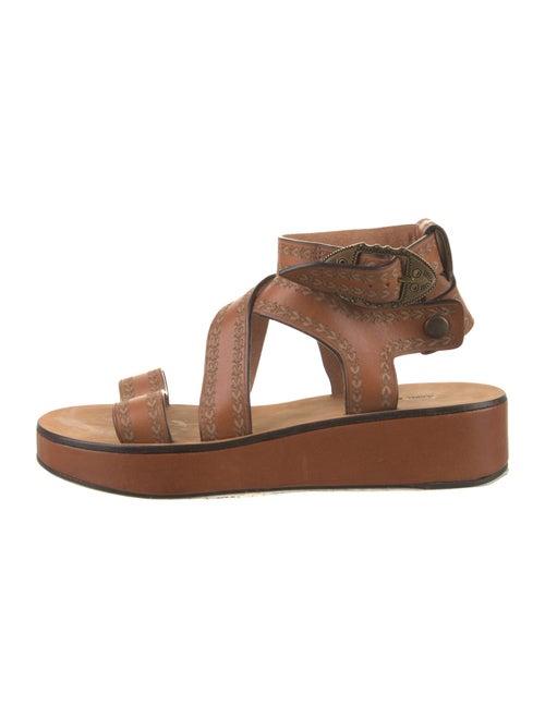 Isabel Marant Leather Gladiator Sandals