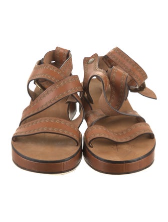 Isabel Marant Leather Gladiator Sandals