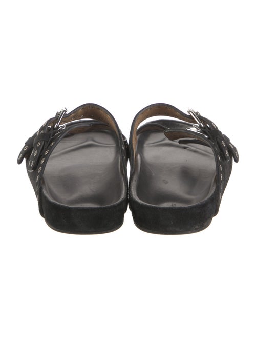 Isabel Marant Suede Printed Slides