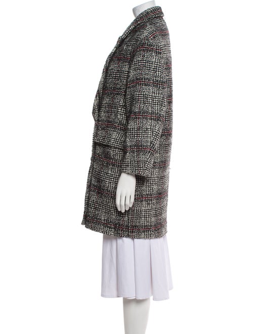 Étoile Isabel Marant Virgin Wool Tweed Pattern Peacoat