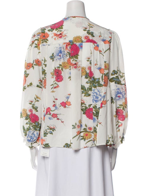 Isabel Marant Silk Floral Print Blouse