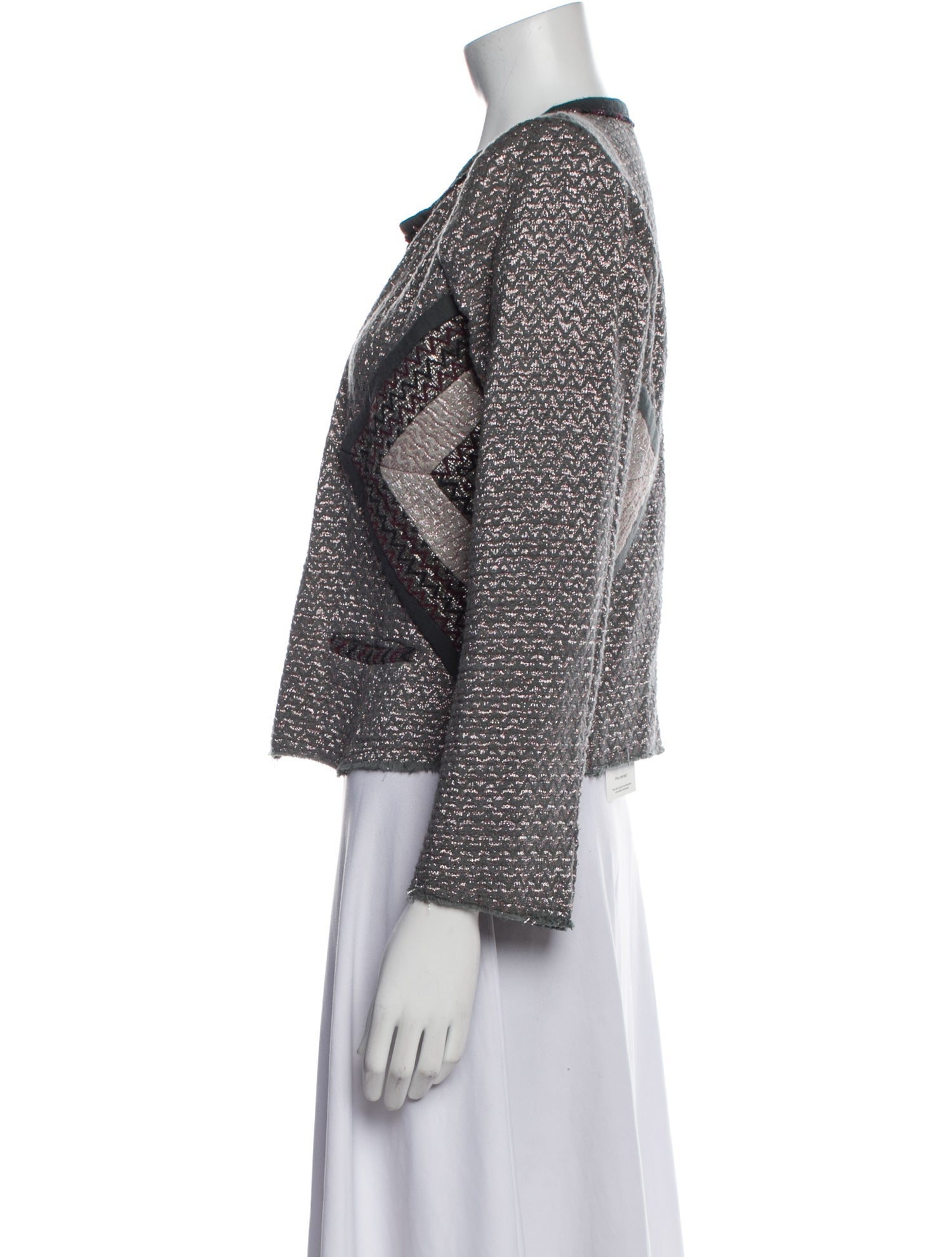 Isabel Marant Tweed Pattern Evening Jacket