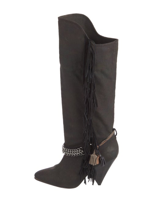 Isabel Marant Canvas Printed Boots