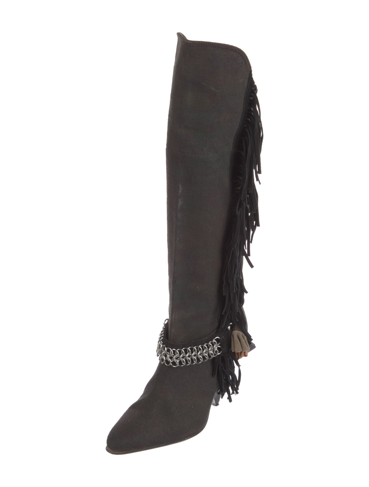 Isabel Marant Canvas Printed Boots