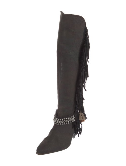 Isabel Marant Canvas Printed Boots