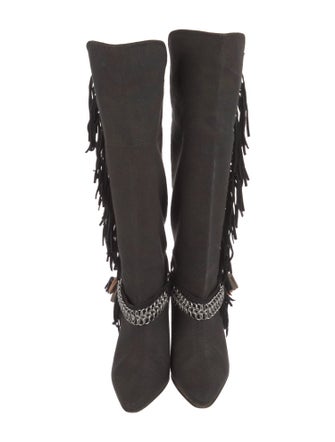 Isabel Marant Canvas Printed Boots