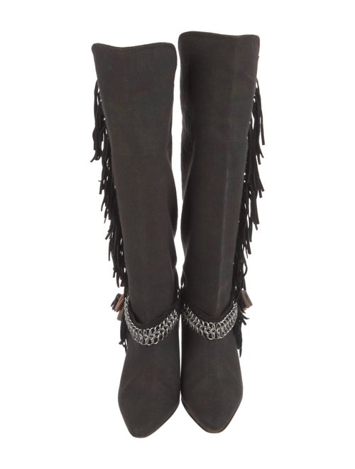 Isabel Marant Canvas Printed Boots