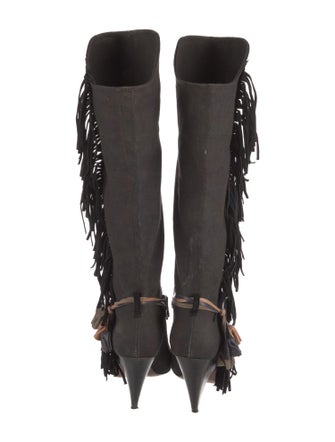 Isabel Marant Canvas Printed Boots