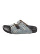 Isabel Marant Denim Printed Slides