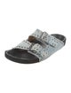 Isabel Marant Denim Printed Slides