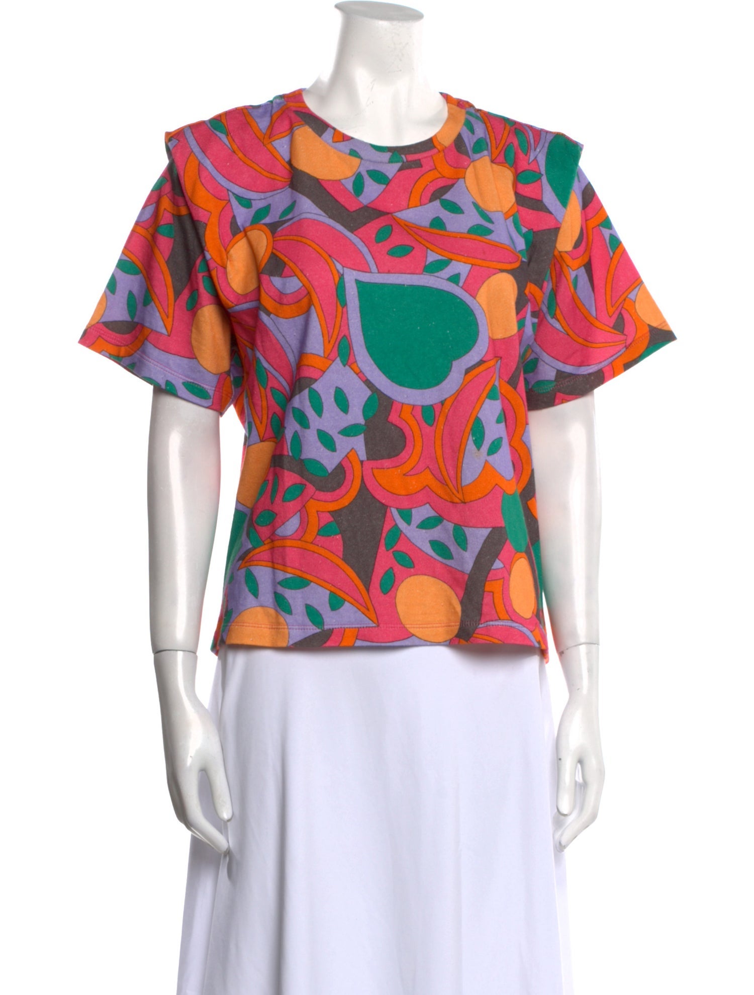 Isabel Marant Printed Crew Neck T-Shirt