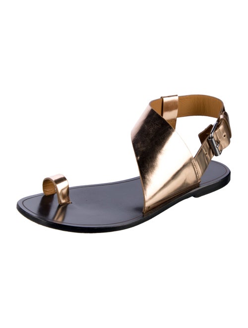 Isabel Marant Patent Leather Slingback Sandals