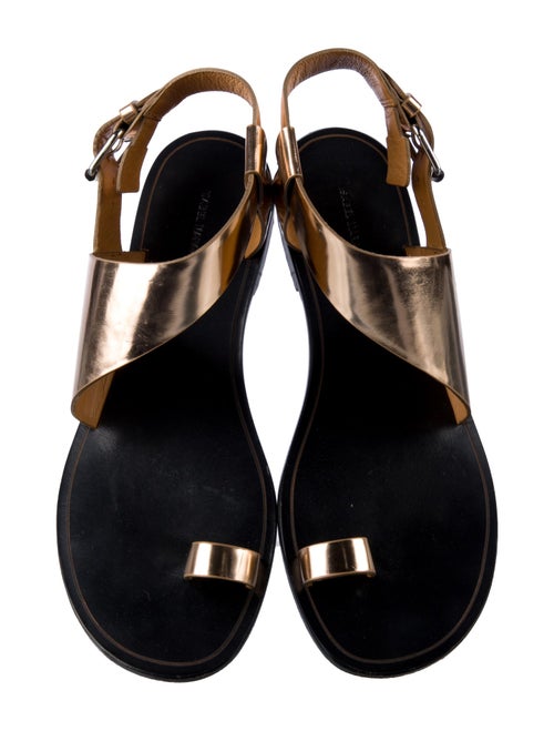 Isabel Marant Patent Leather Slingback Sandals