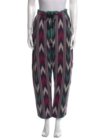 Isabel Marant Printed Straight Leg Pants