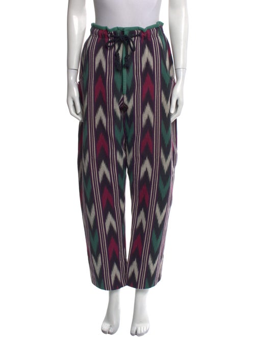 Isabel Marant Printed Straight Leg Pants