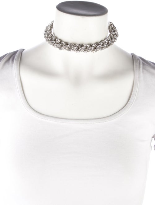 Isabel Marant Crystal "Yua" Choker Necklace
