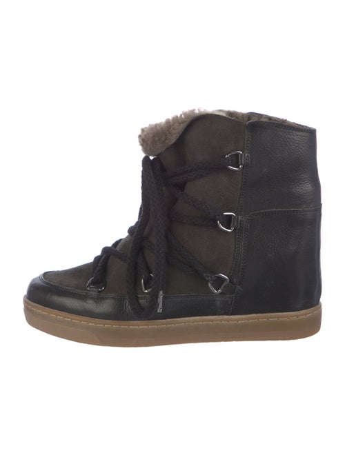 Isabel Marant Leather Lace-Up Boots