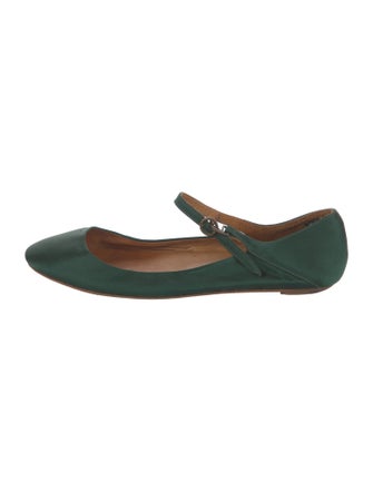 Isabel Marant Satin Mary Jane Flats