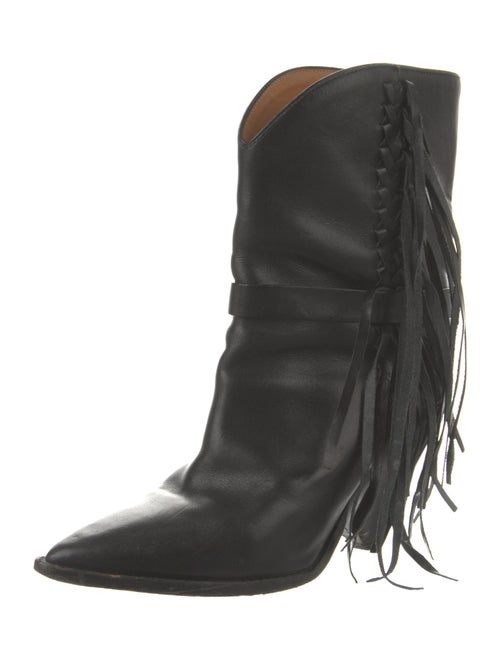 Isabel Marant Leather Leather Trim Embellishment Western Boots