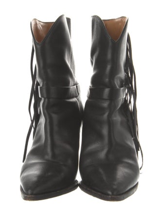 Isabel Marant Leather Leather Trim Embellishment Western Boots