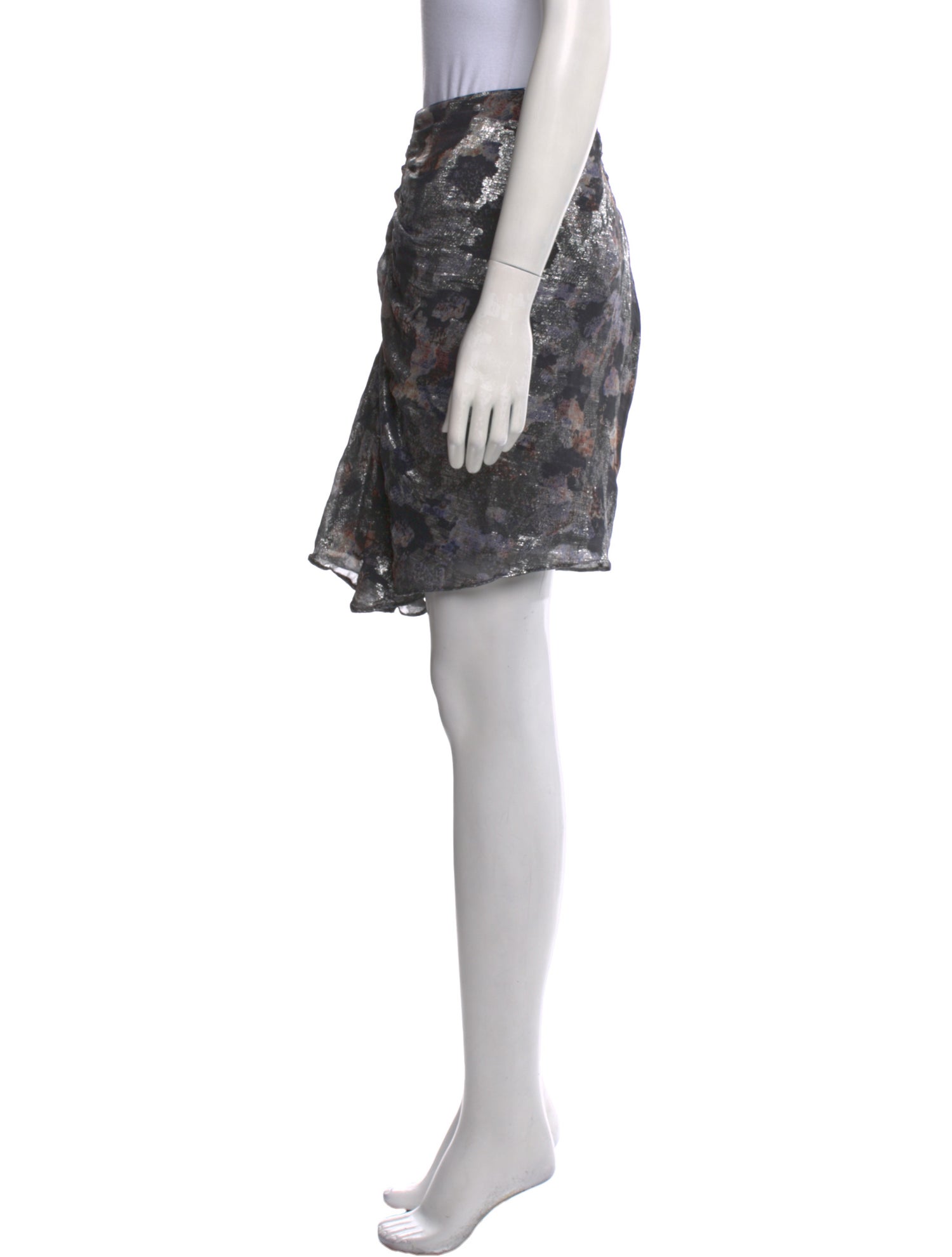 Isabel Marant Silk Knee-Length Skirt