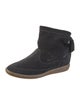 Isabel Marant Suede Lasercut Accents Boots