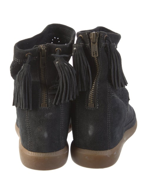 Isabel Marant Suede Lasercut Accents Boots
