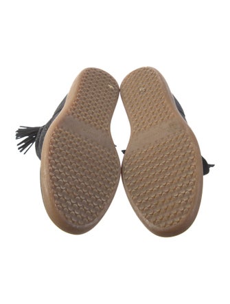 Isabel Marant Suede Lasercut Accents Boots