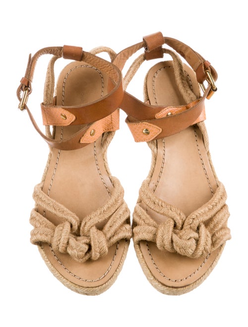 Isabel Marant Jute Colorblock Pattern Espadrilles