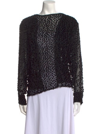 Isabel Marant Silk Animal Print Blouse