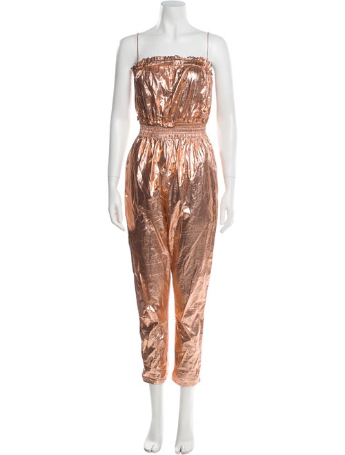 Isabel Marant Printed Square Neckline Jumpsuit