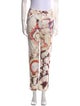 Isabel Marant Tie-Dye Print Straight Leg Pants