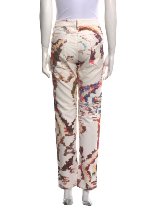 Isabel Marant Tie-Dye Print Straight Leg Pants