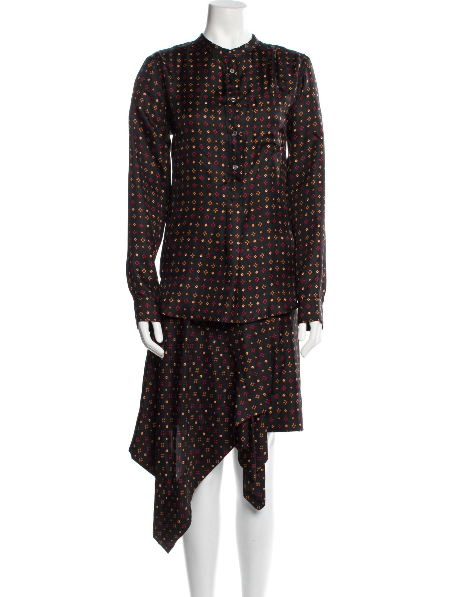 Isabel Marant Silk Printed Skirt Set