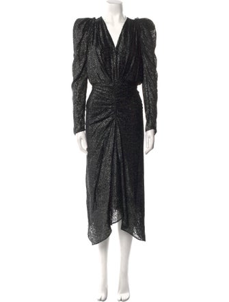 Isabel Marant V-Neck Long Dress