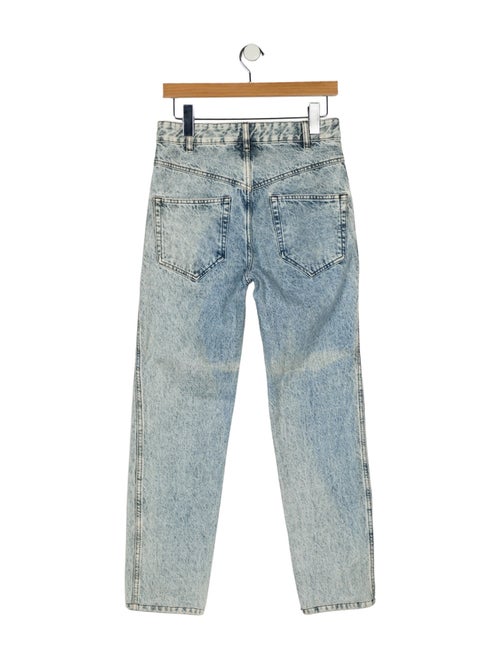 Isabel Marant High-Rise Straight Leg Jeans