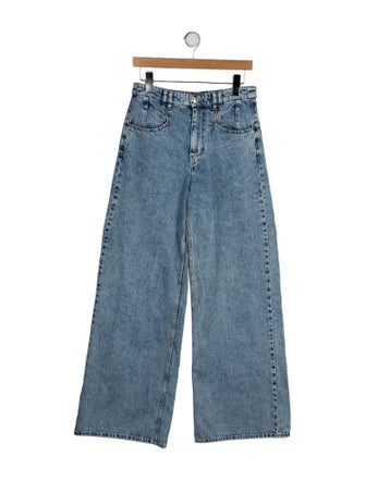 Isabel Marant High-Rise Wide Leg Jeans