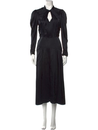 Isabel Marant Mock Neck Long Dress