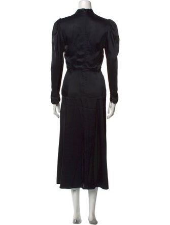 Isabel Marant Mock Neck Long Dress