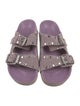 Isabel Marant Suede Studded Accents Slides