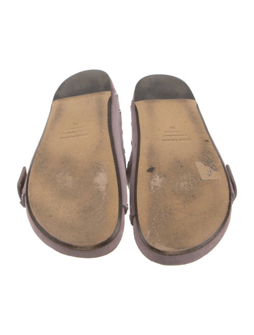 Isabel Marant Suede Studded Accents Slides