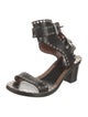 Isabel Marant Leather Studded Accents Gladiator Sandals