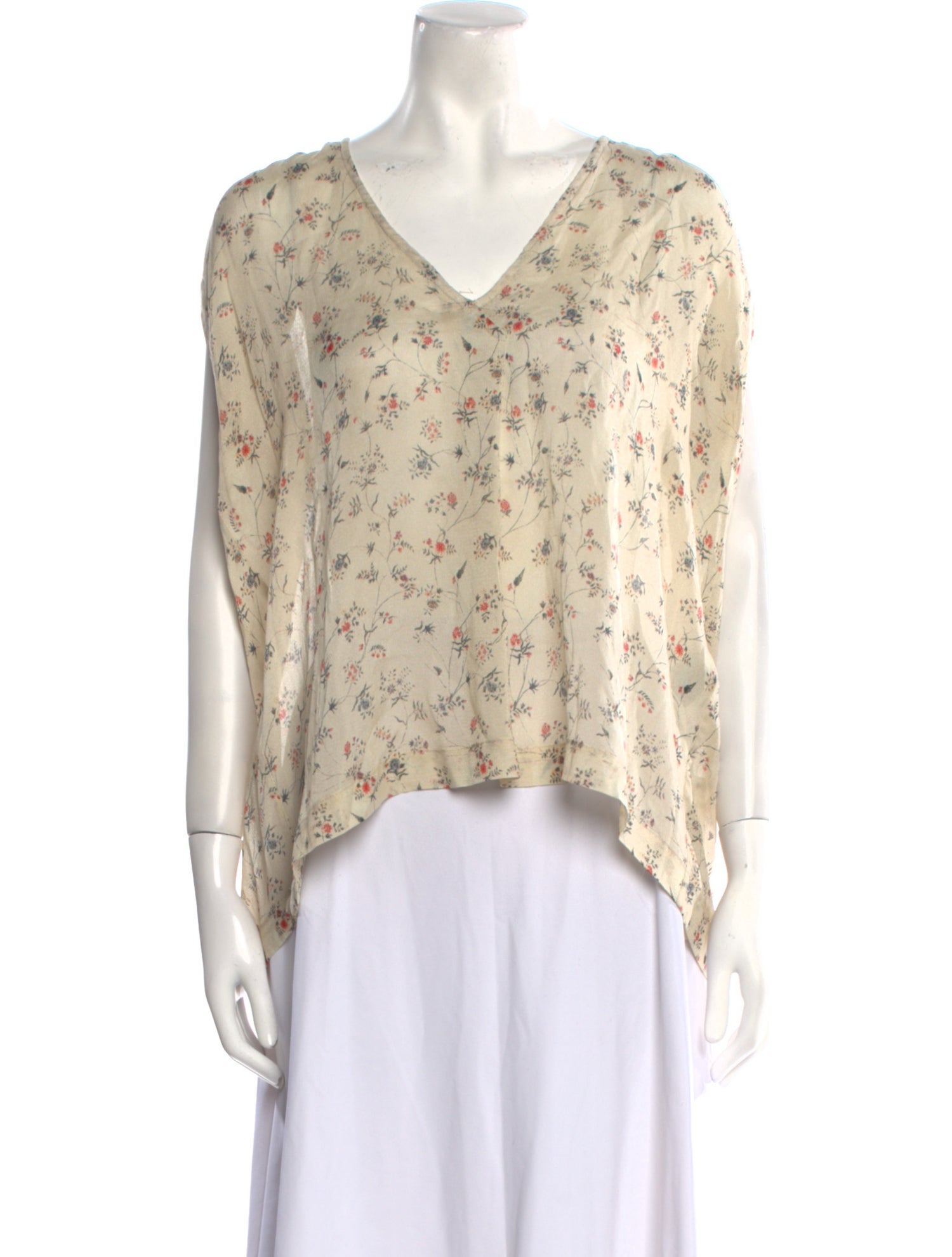 Isabel Marant Silk Floral Print Blouse