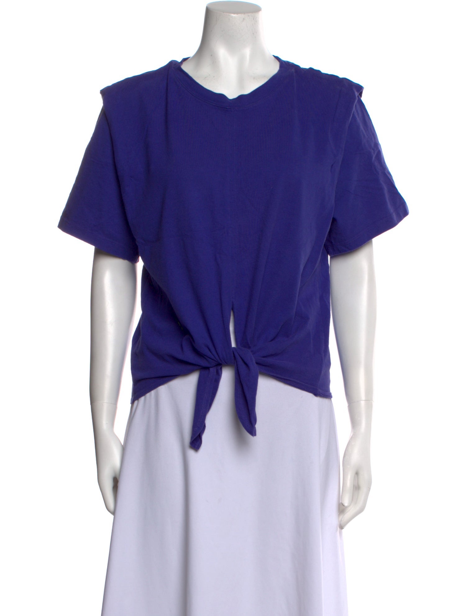 Isabel Marant Crew Neck Short Sleeve Blouse