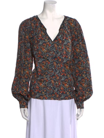 Isabel Marant Silk Printed Blouse