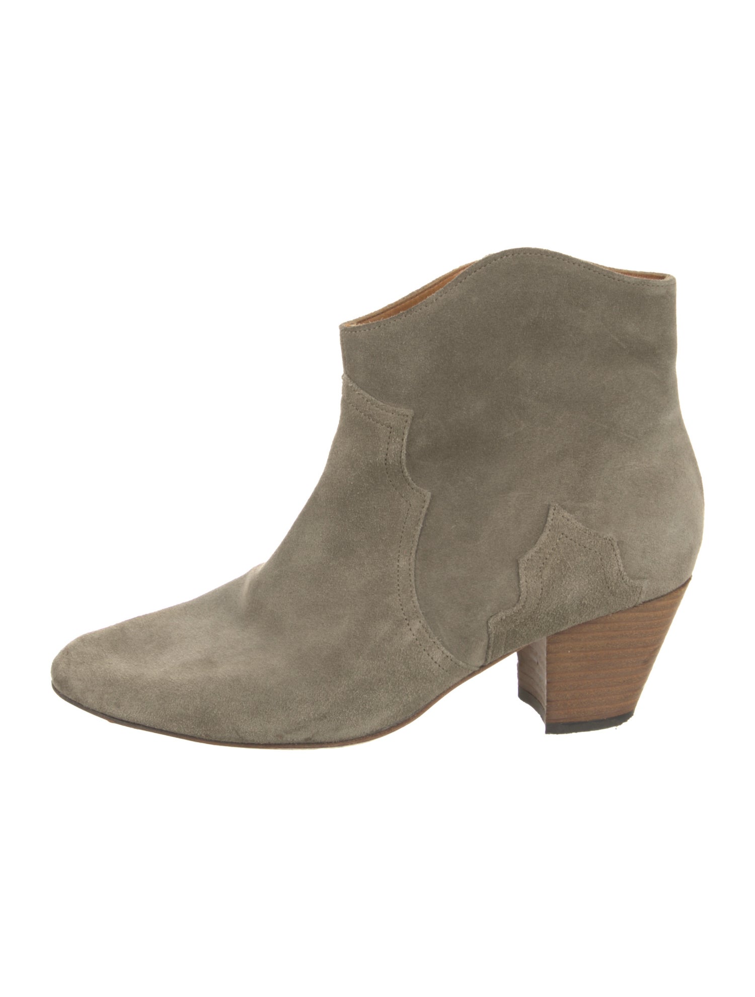 Isabel Marant Suede Western Boots