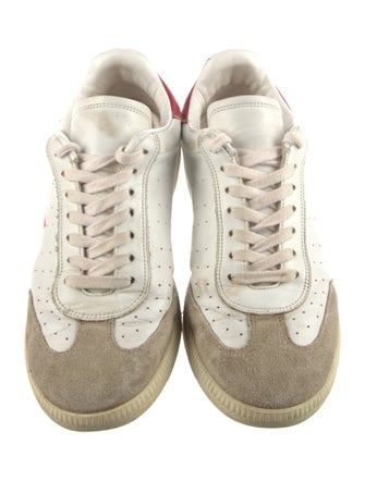 Isabel Marant Leather Printed Sneakers