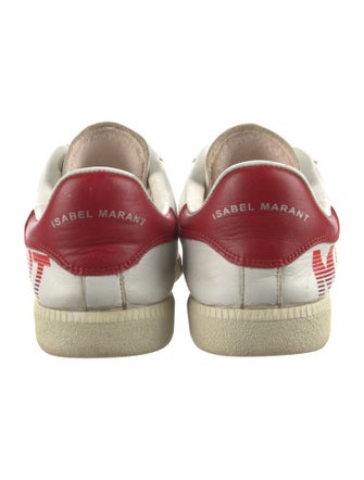 Isabel Marant Leather Printed Sneakers